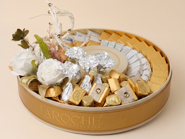 Laroche Chocolate Acrylic Box 1.6kg – Modern Transparent Luxury Gift UAE