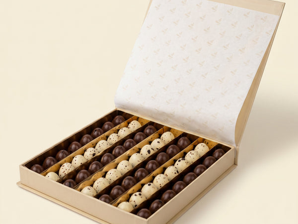 Laroche Chocolate Egg Book 1kg – Premium Milk & White Chocolate Eggs UAE