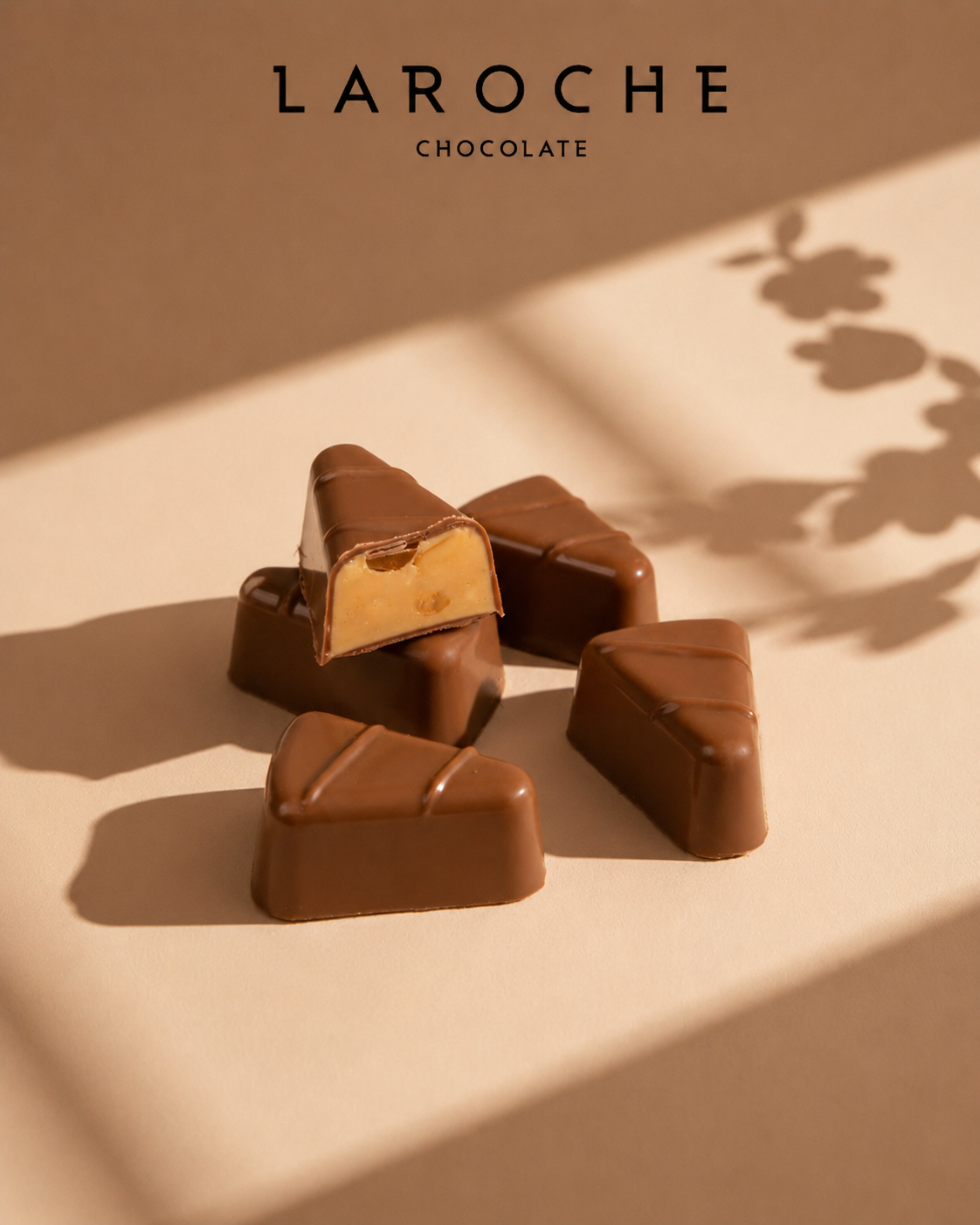 Peanut butter with caramel chocolate