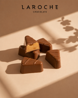 Peanut butter with caramel chocolate