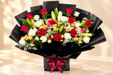 Flower Bouquets with Chocolate