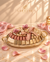 GOLD ROSE – Royal Oval Chocolate Tray