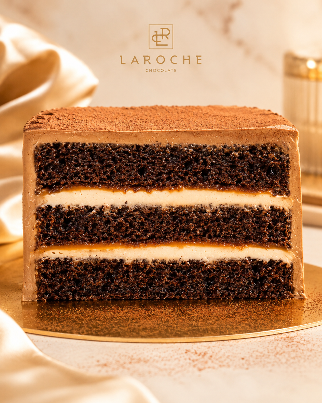 London Chocolate Caramel Cake