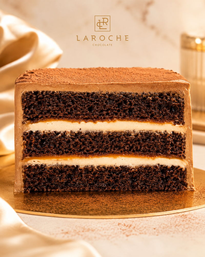 London Chocolate Caramel Cake