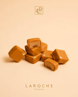 Golden chocolate with caramel