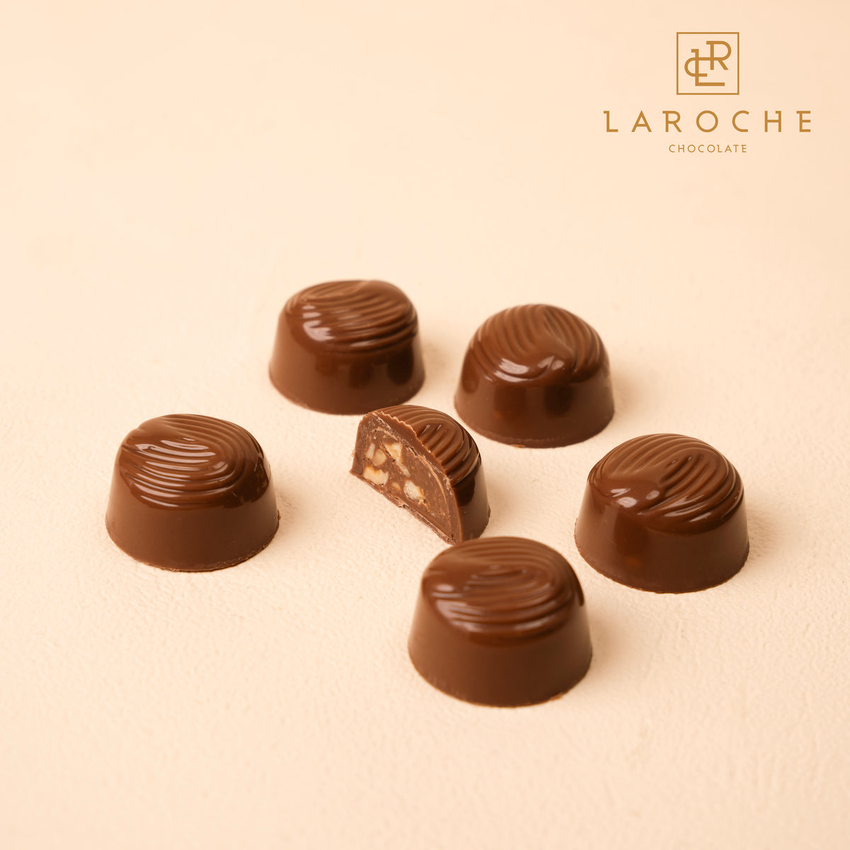chocolate cream with hazelnuts