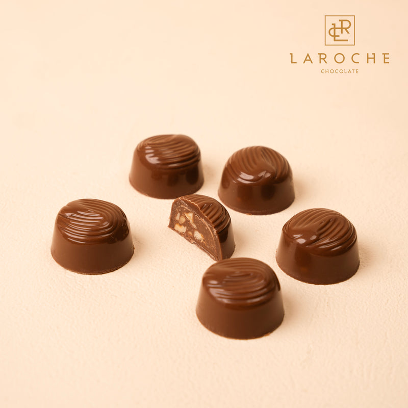 chocolate cream with hazelnuts