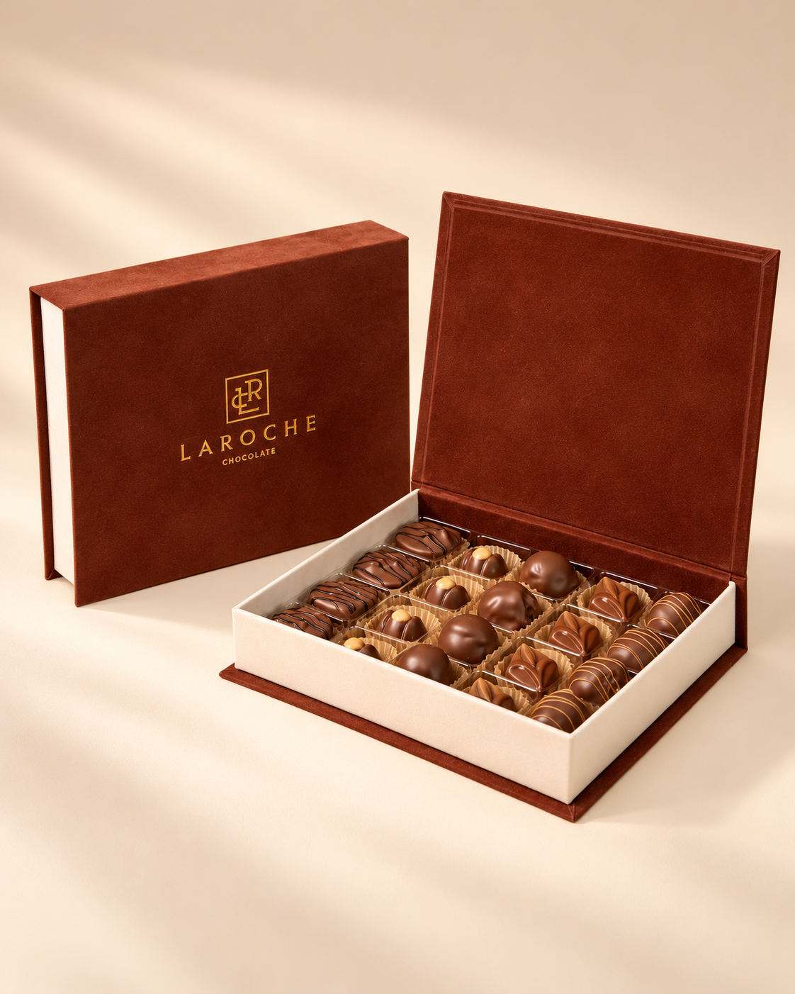 Luxury Square Velvet Chocolate Box