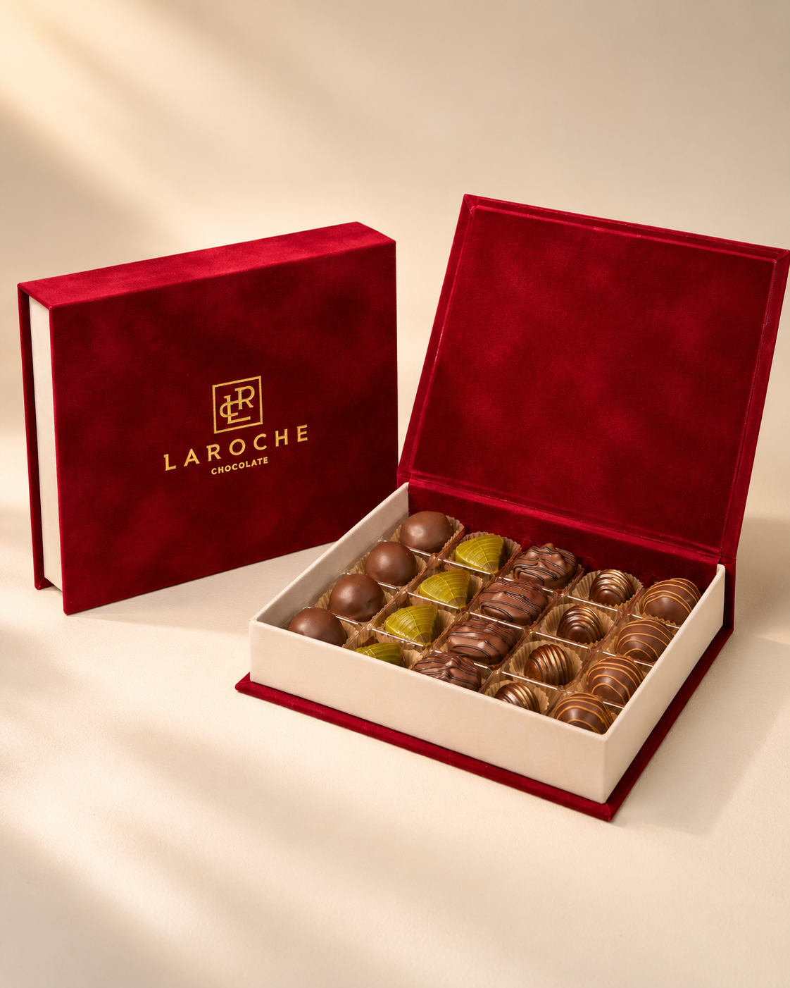 Luxury Square Velvet Chocolate Box