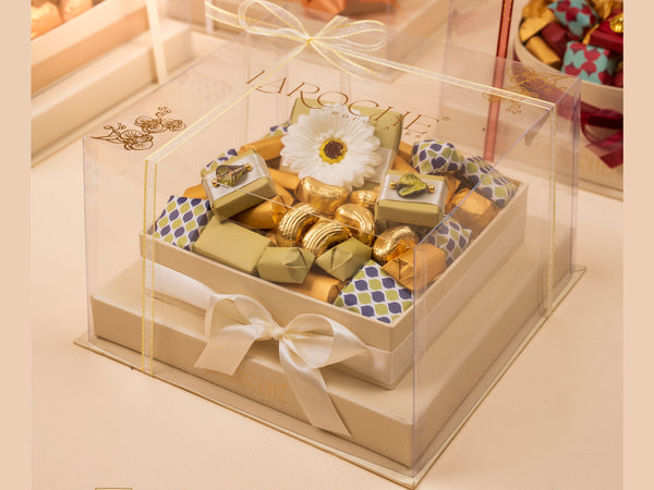 Laroche special wrapped chocolate box with premium chocolates