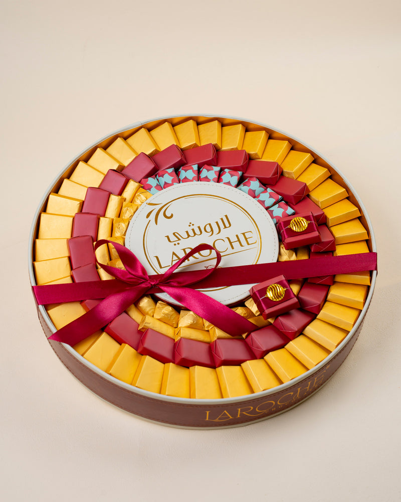 Chocolate gift round