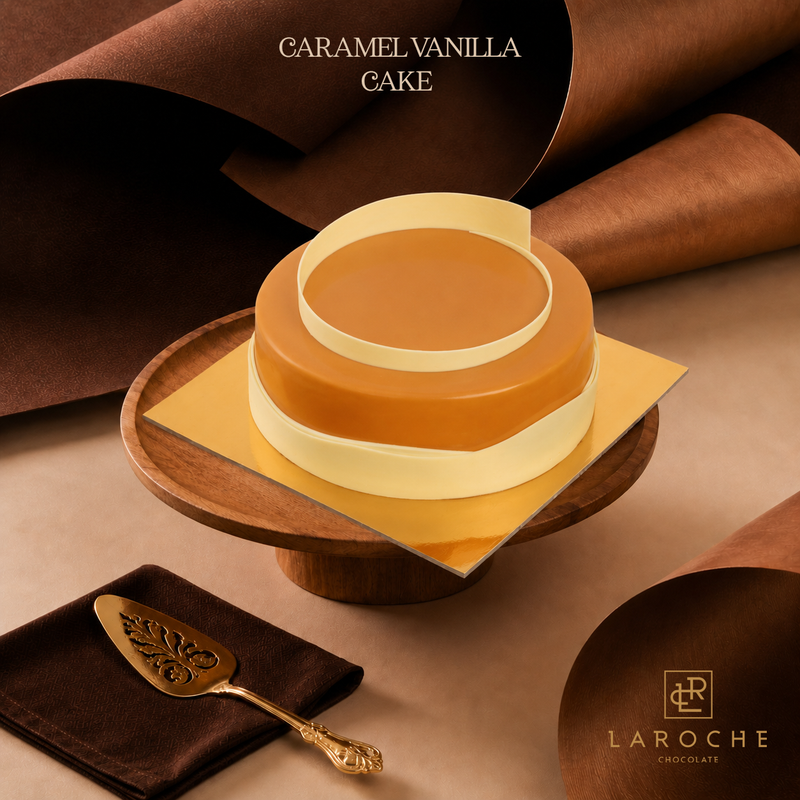 caramel vanilla cake