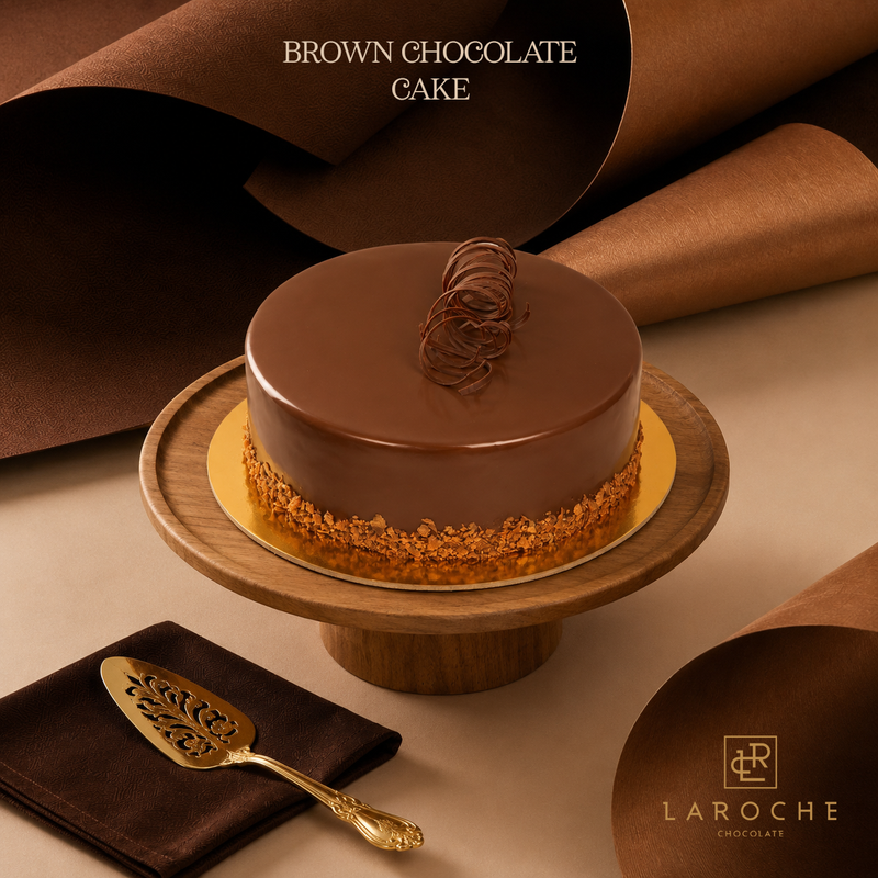 brown chocolate cake