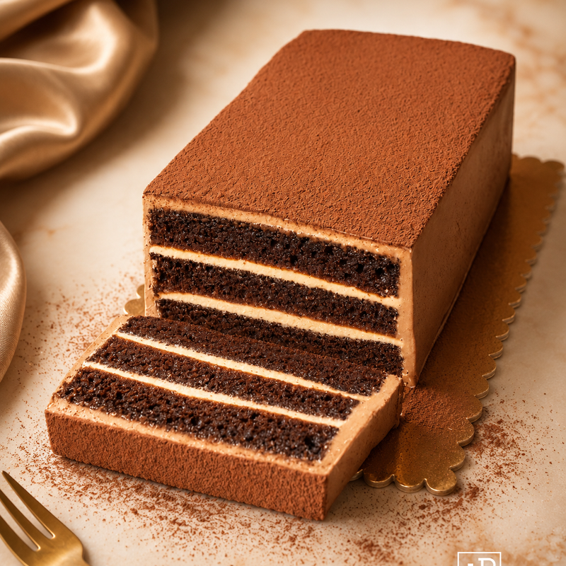 London Chocolate Caramel Cake